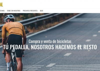 pedal1 Domina los resultados de búsqueda con una web diseñada para vender.
