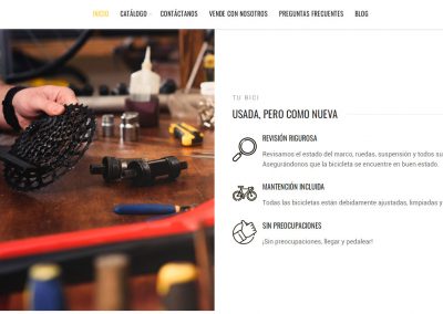 pedal2 Domina los resultados de búsqueda con una web diseñada para vender.