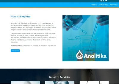 analitiks2 Domina los resultados de búsqueda con una web diseñada para vender.