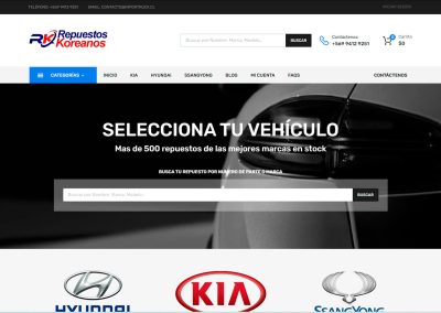 repuestos koreanos 1 Domina los resultados de búsqueda con una web diseñada para vender.