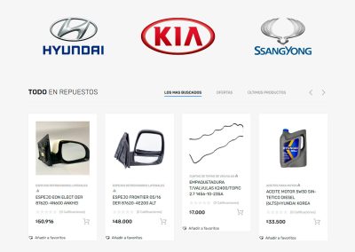 repuestos koreanos 2 Domina los resultados de búsqueda con una web diseñada para vender.